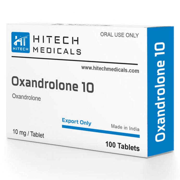 Hitech Medicals Oxandrolone ( Anavar ) 10 Mg 100 Tablet